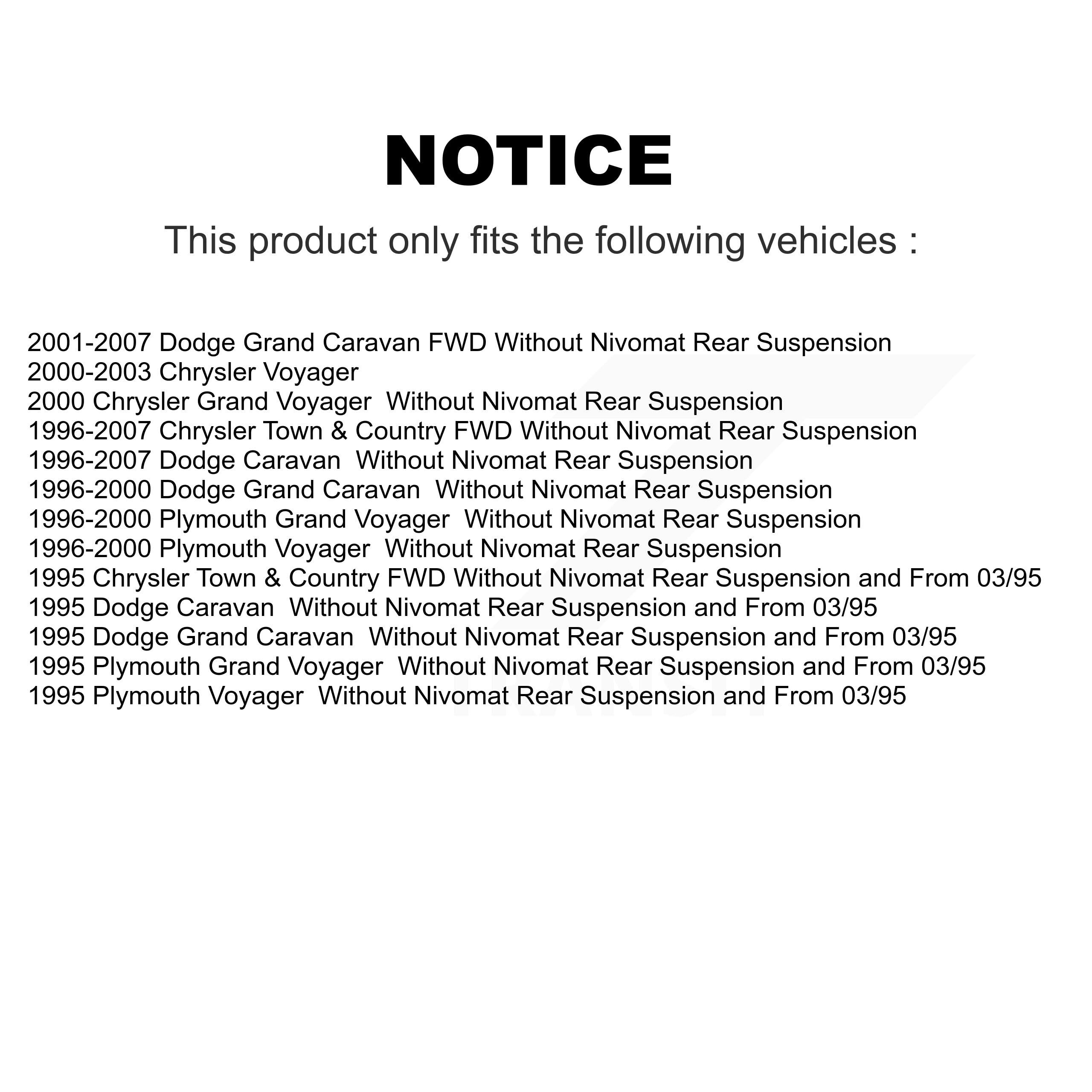 Tmc Rear Suspension Shock Absorbers Pair Replacement For Gmc Chevrolet Savana 2500 Express Tahoe K1500 Suburban Yukon K2500 Cadi